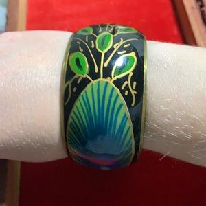 Peacock design bracelet